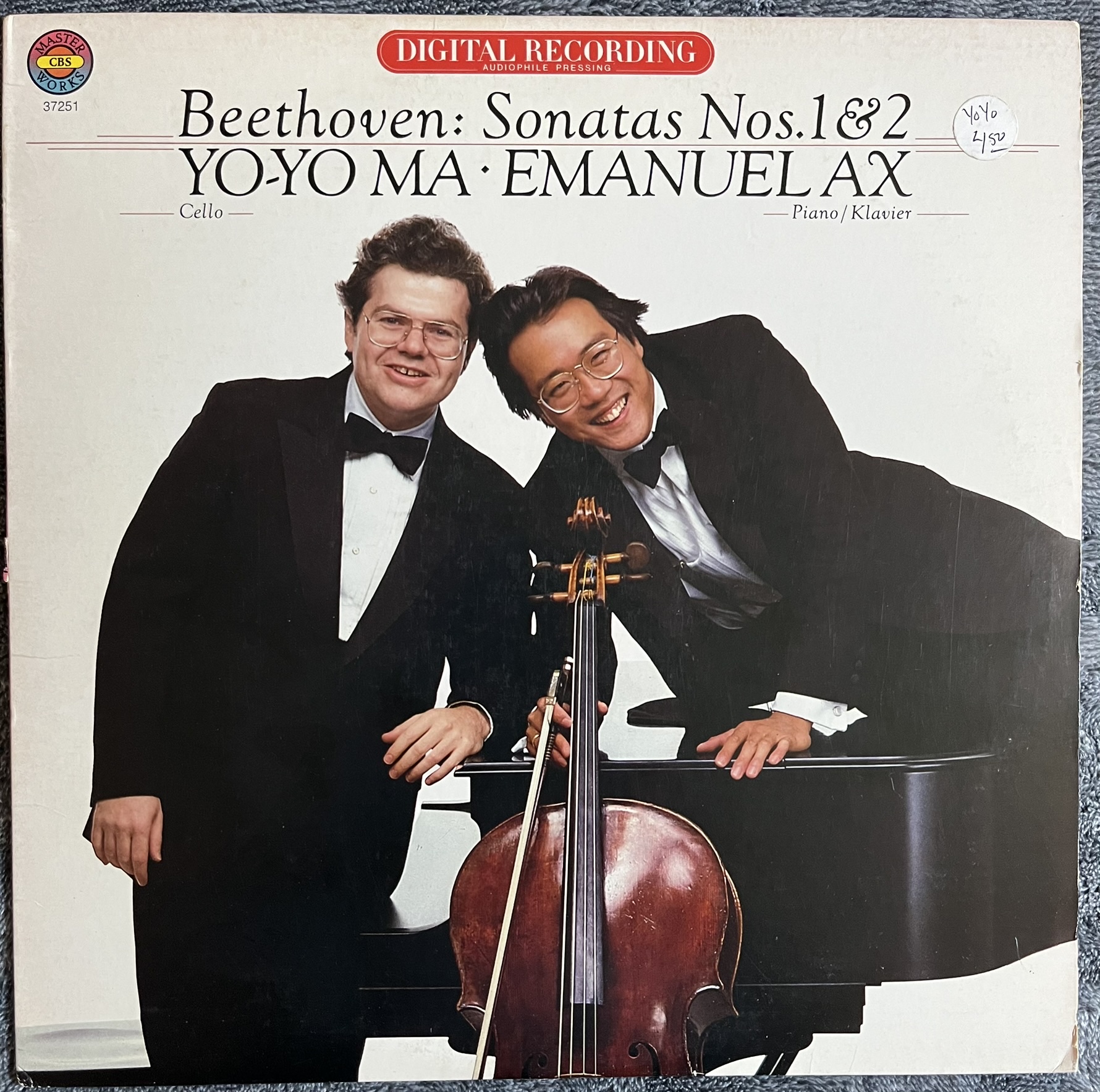 Yo-Yo Ma - Emanuelax - Beethoven Sonatas NO 1